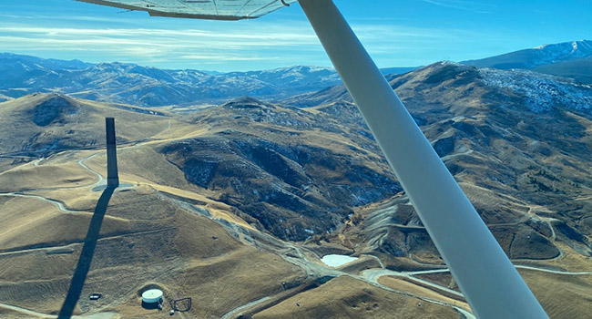 Aerial Smokestack View