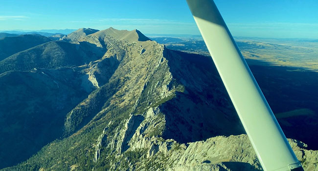 Aerial Steep Terrain View