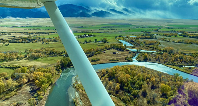 Amazing Fall Fog River View